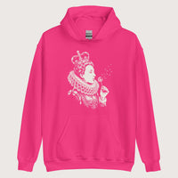 Heliconia Elizabeth I Blowing Wishes Hoodie - history buff gift by HistoHead
