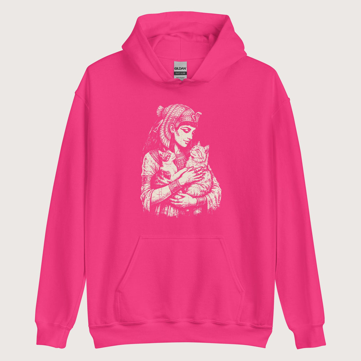Heliconia Cleopatra's Cats Hoodie - history buff gift by HistoHead