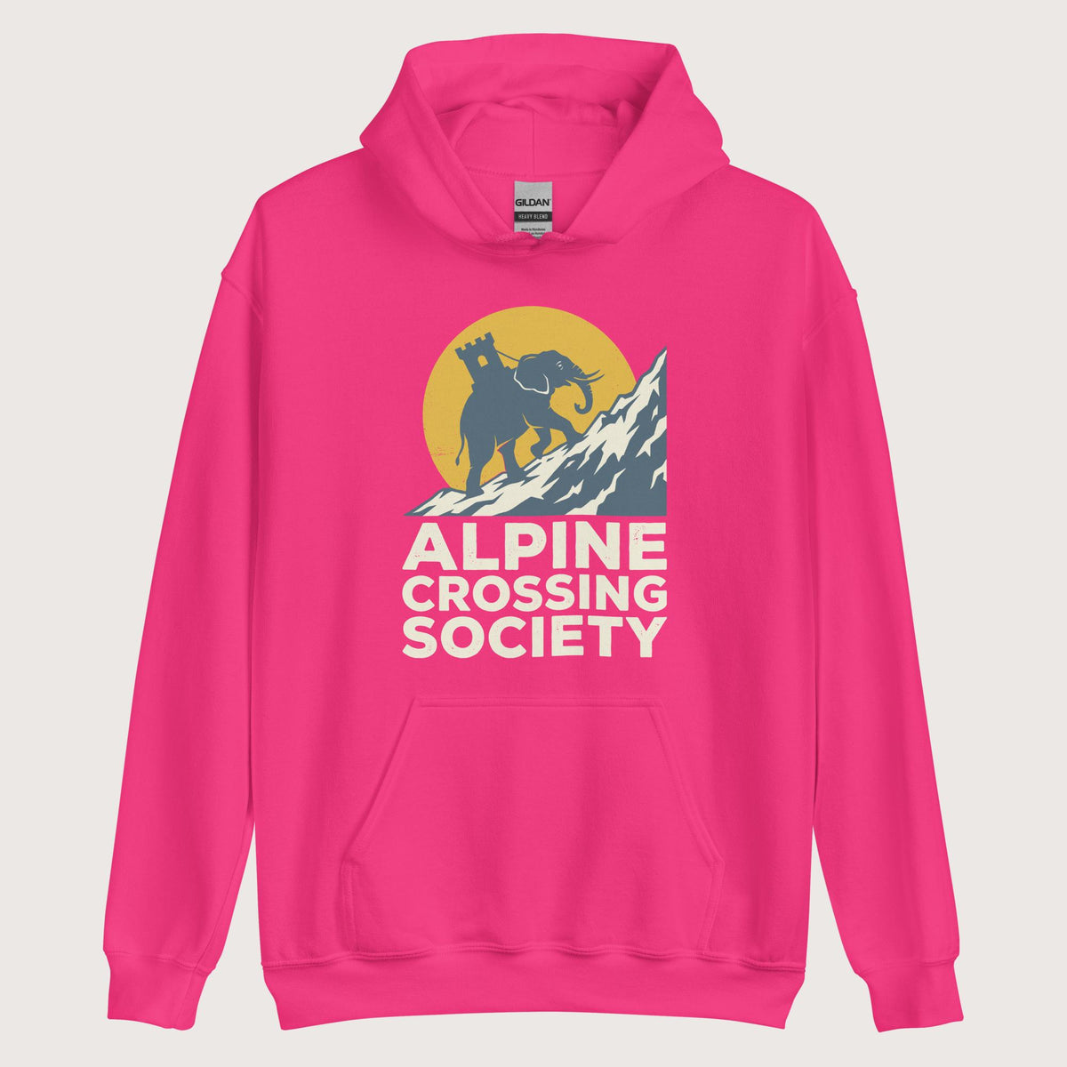 Heliconia Alpine Crossing Society Hoodie - history buff gift by HistoHead
