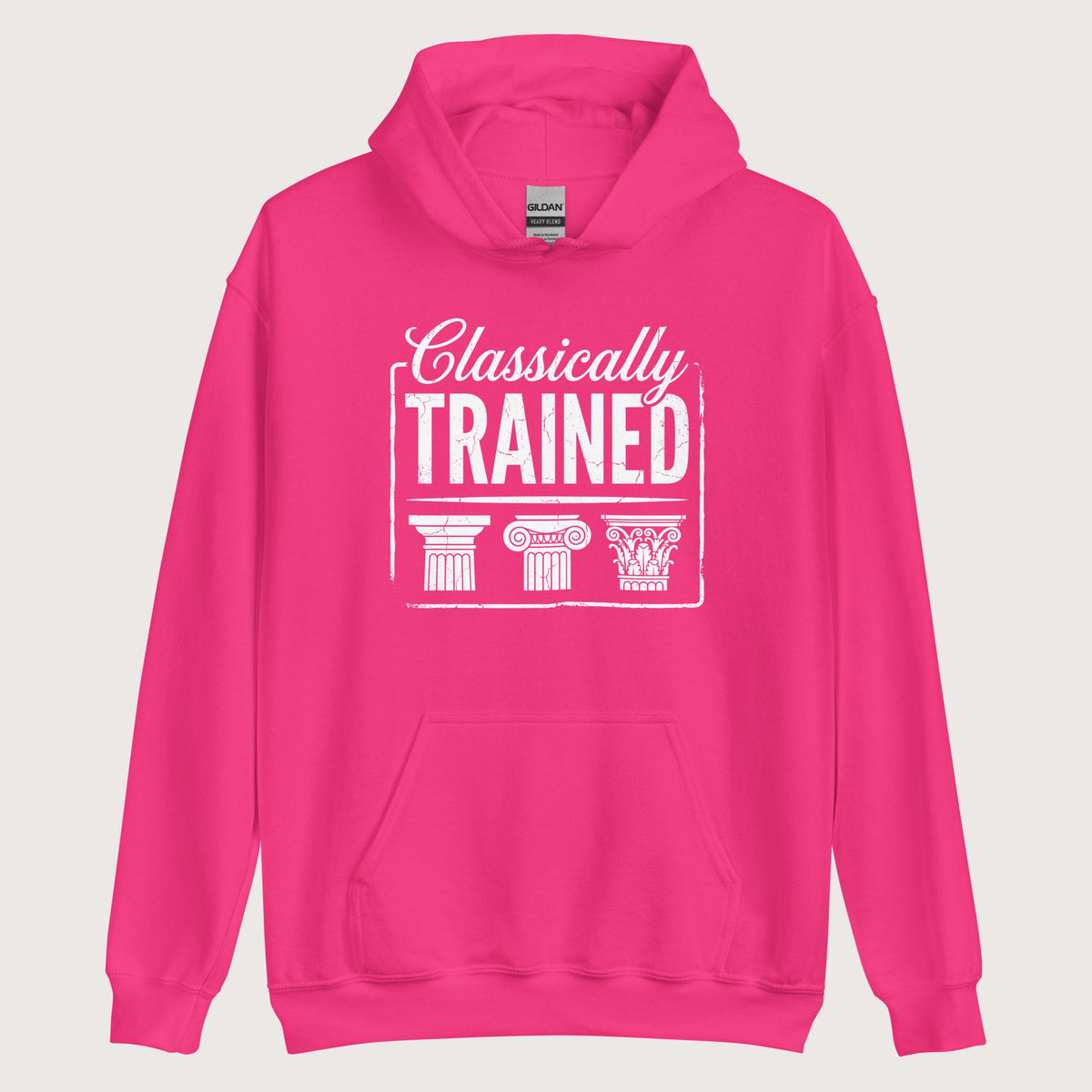 Heliconia Classically Trained Hoodie - history buff gift by HistoHead