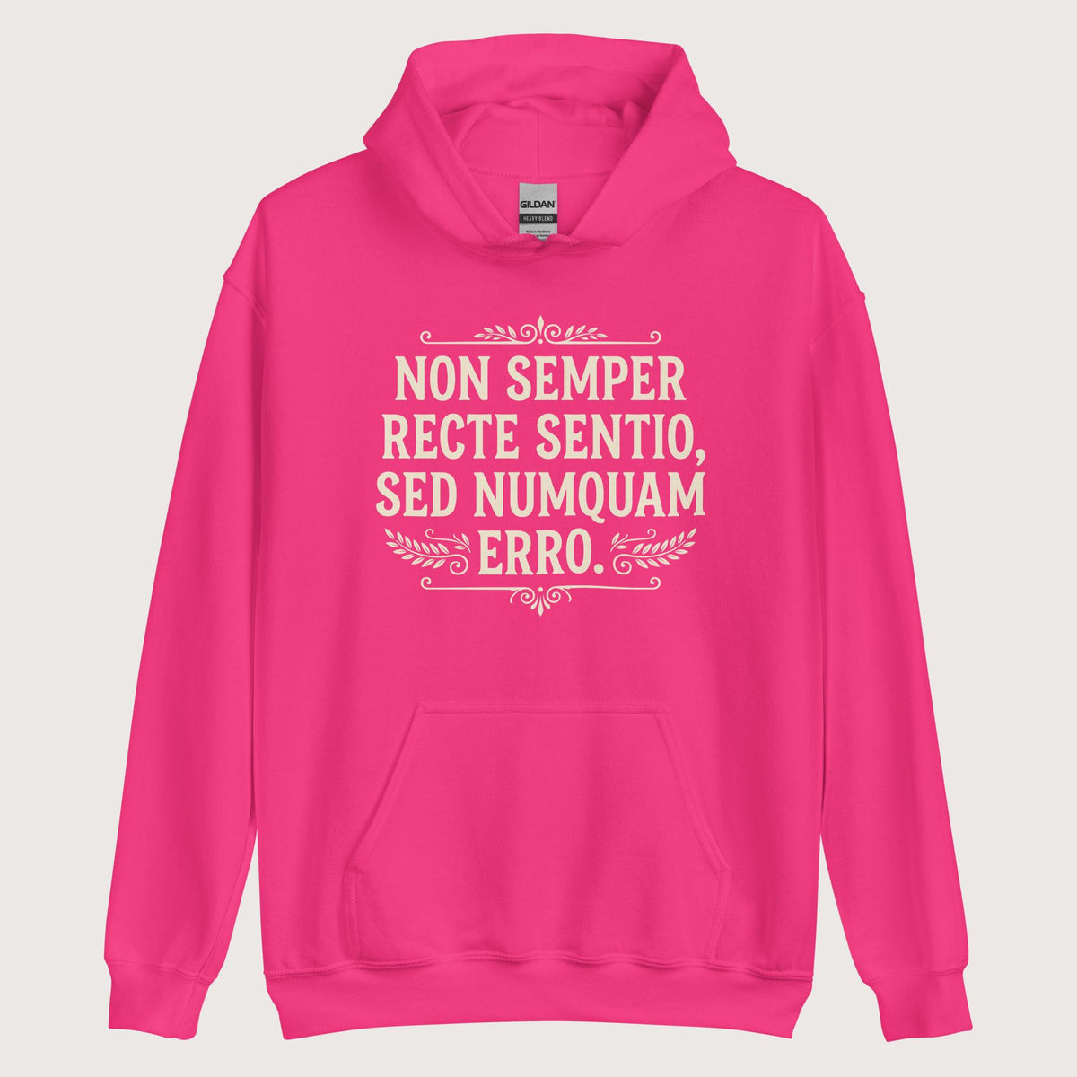 Heliconia I'm Not Always Right But Never Wrong Latin Hoodie - history buff gift by HistoHead