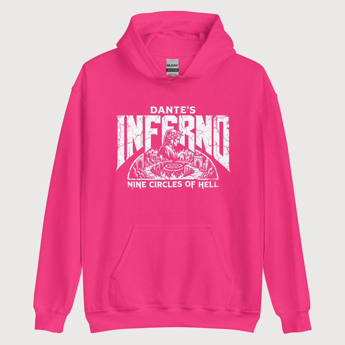 Heliconia Dante's Inferno Hoodie - history buff gift by HistoHead