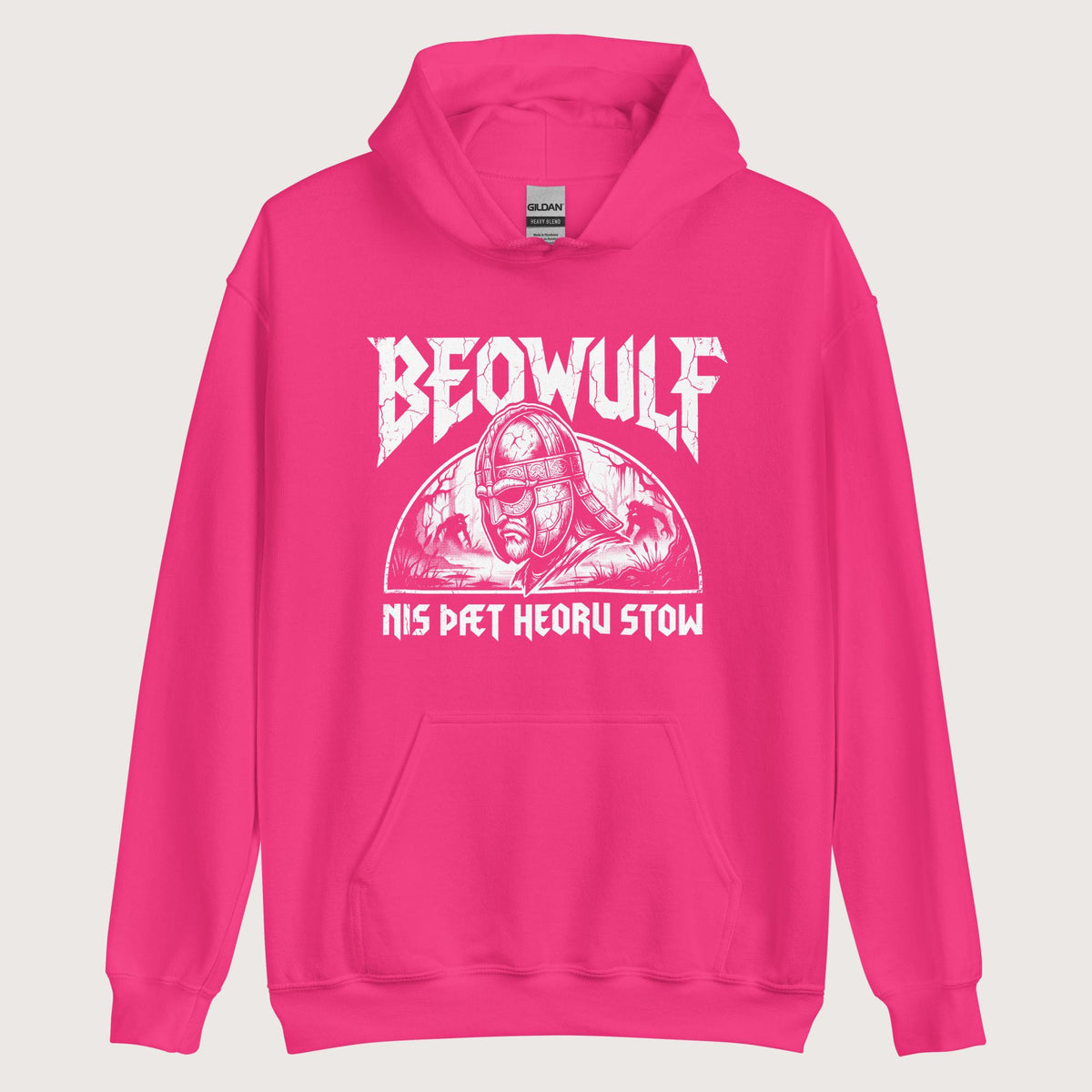 Heliconia Beowulf That Is No Pleasant Place Old English Hoodie - history buff gift by HistoHead