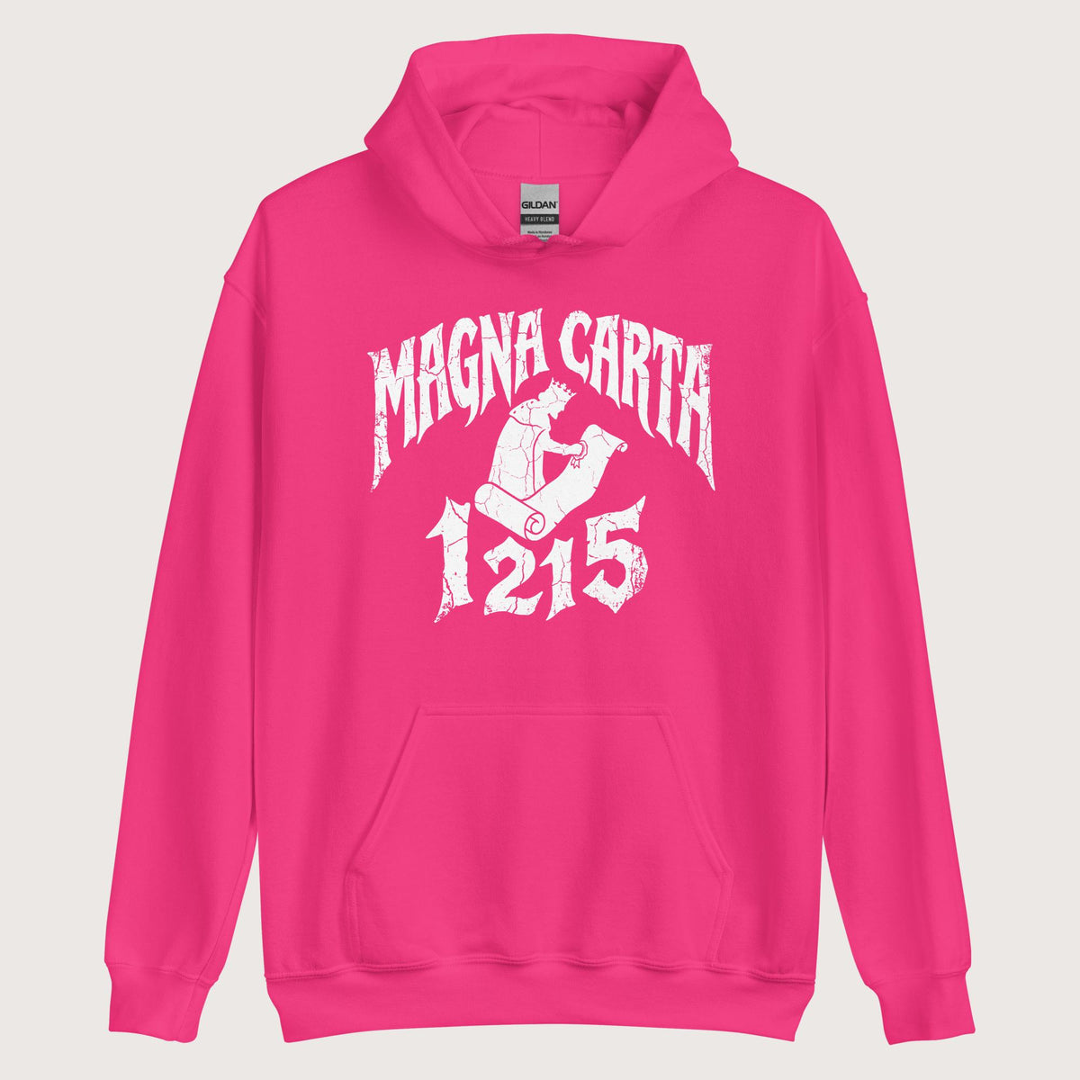 Heliconia Magna Carta 1215 Hoodie - history buff gift by HistoHead