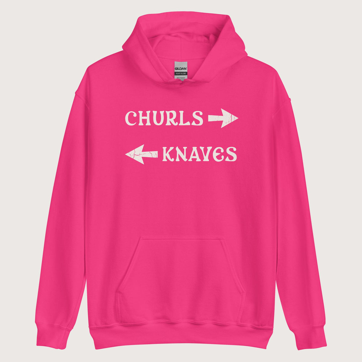 Heliconia Churls or Knaves Hoodie - history buff gift by HistoHead