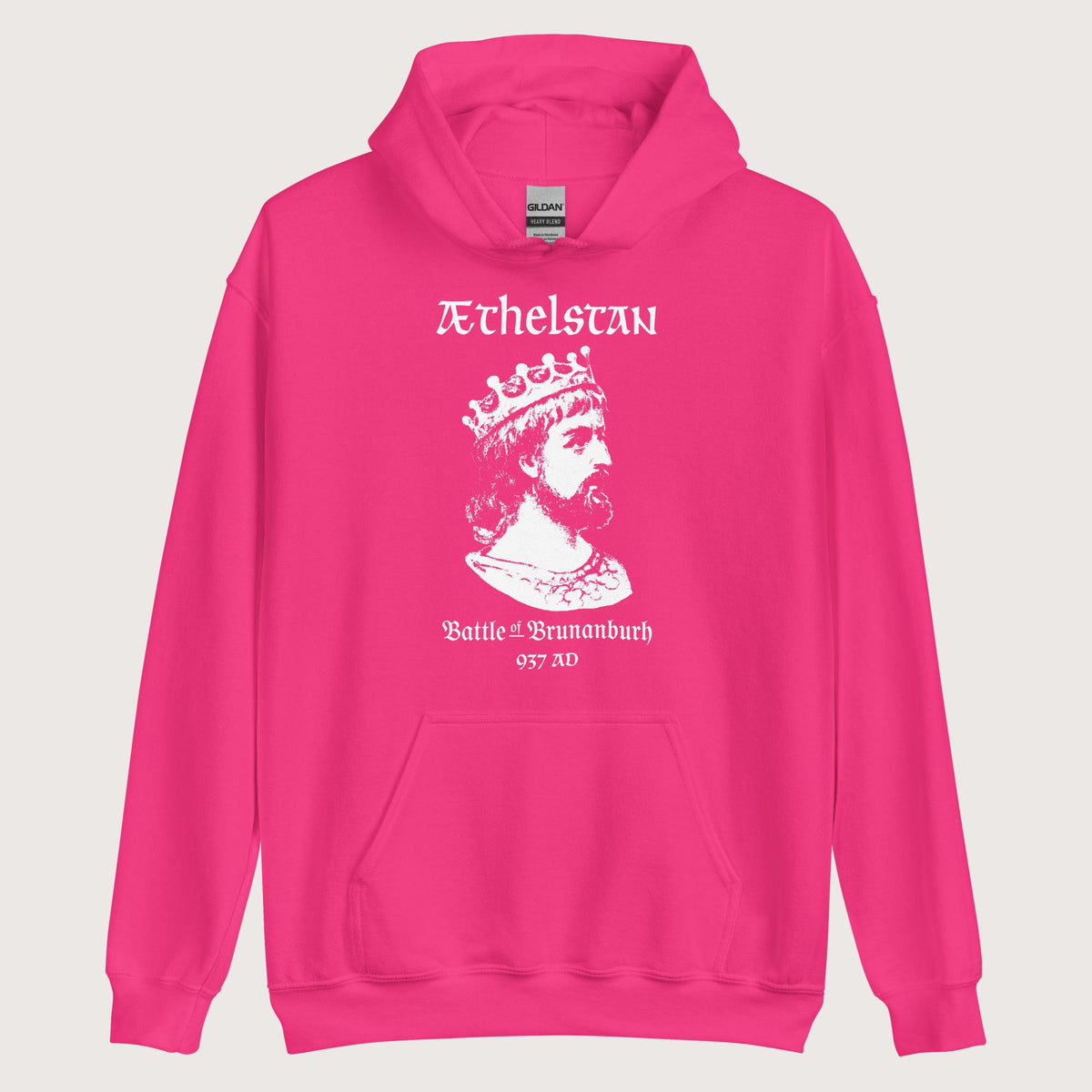 Heliconia Æthelstan Battle of Brunanburh Hoodie - history buff gift by HistoHead