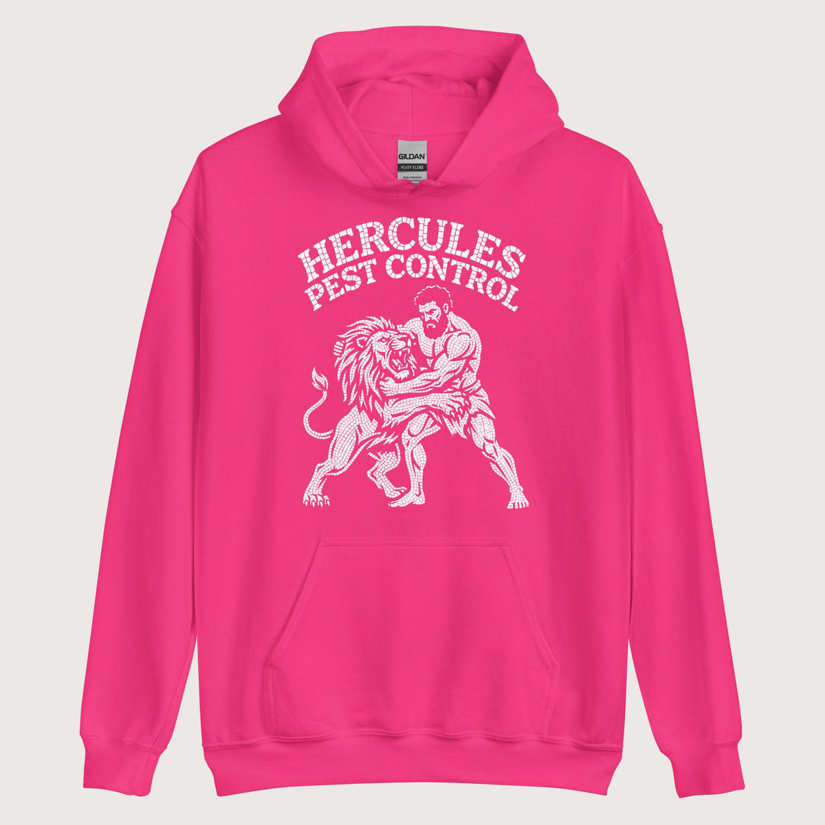 Heliconia Hercules Pest Control Hoodie - history buff gift by HistoHead