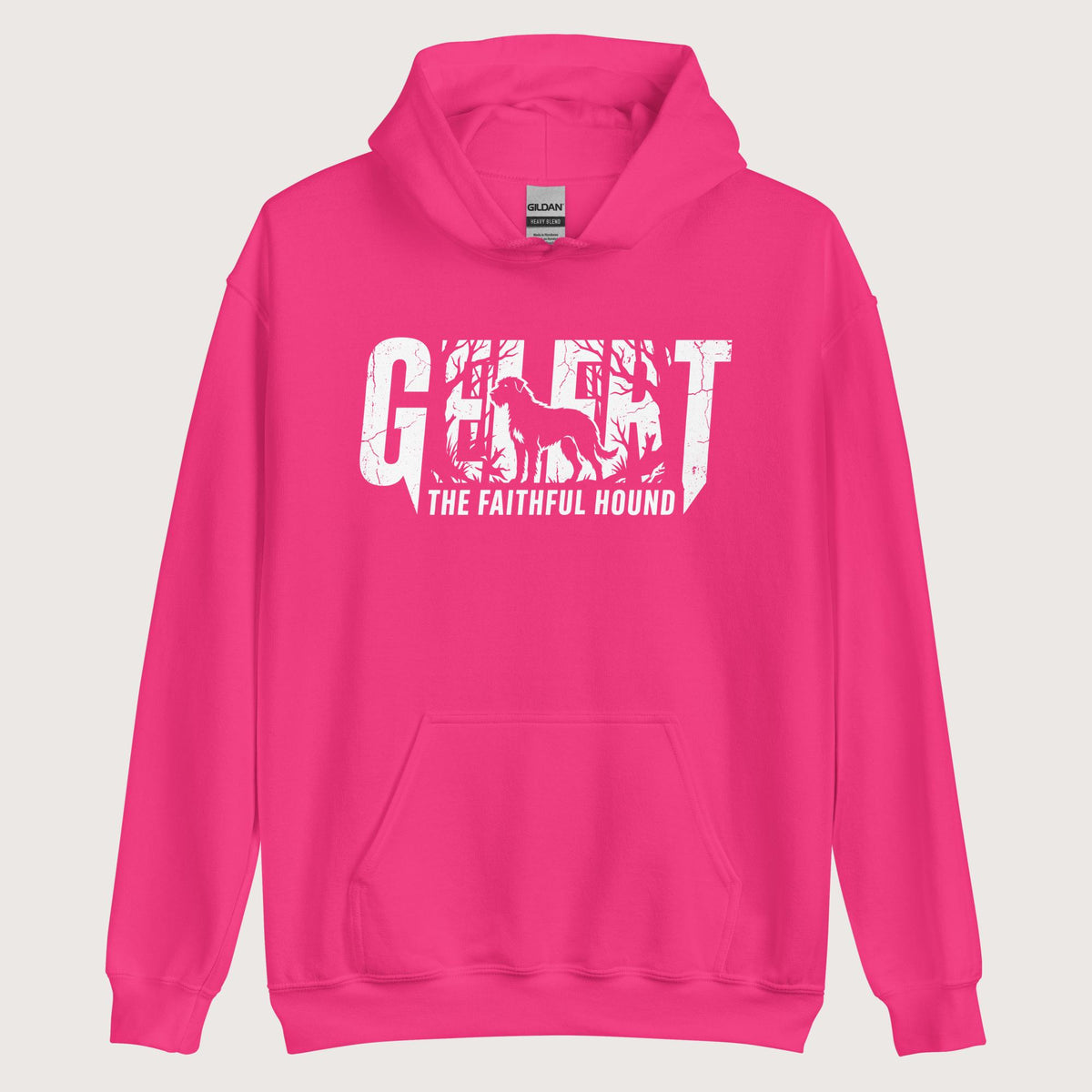 Heliconia Gelert The Faithful Hound Hoodie - history buff gift by HistoHead