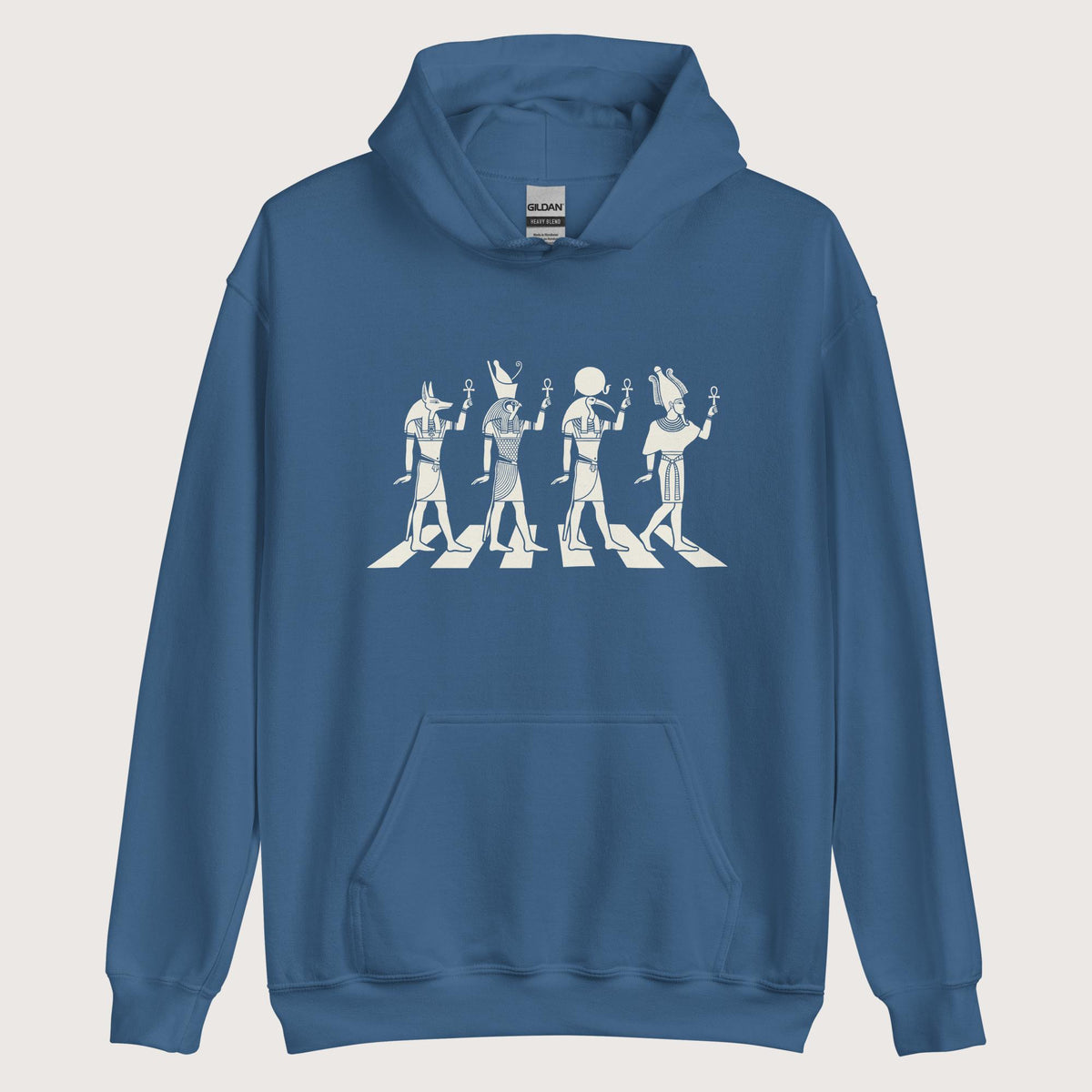 Indigo Blue Nile Road Hoodie - history buff gift by HistoHead