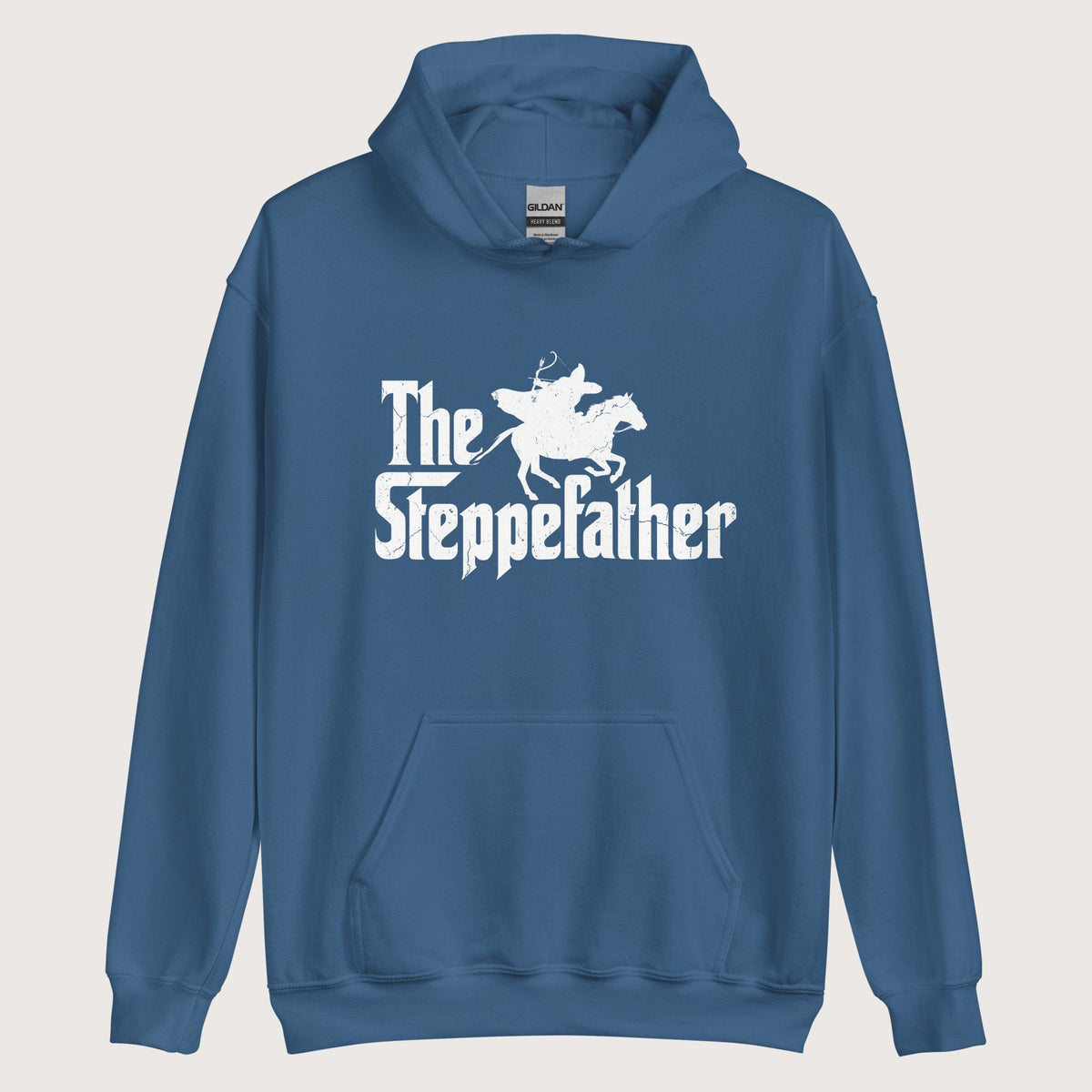 Indigo Blue The Steppefather Parthian Shot Hoodie - history buff gift by HistoHead