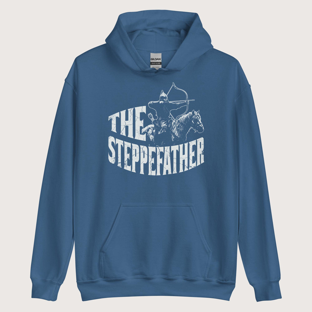 Indigo Blue The Steppefather Hoodie - history buff gift by HistoHead