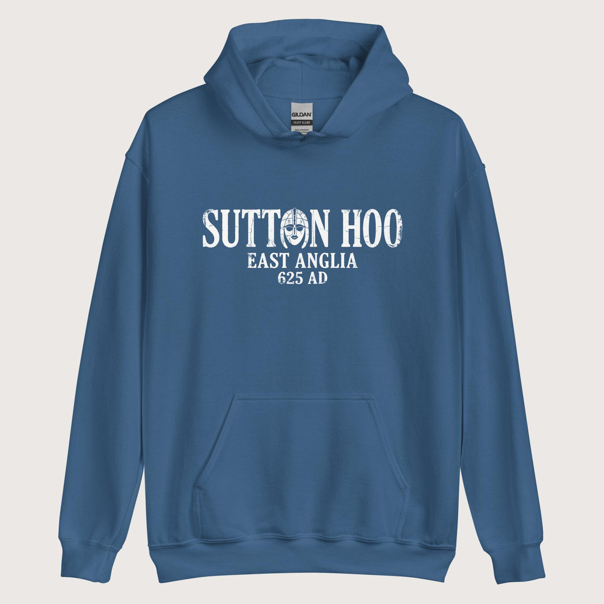Indigo Blue Sutton Hoo Hoodie - history buff gift by HistoHead