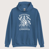 Indigo Blue Rhiannon Uncatchable Unavailable Unbridled Hoodie - history buff gift by HistoHead