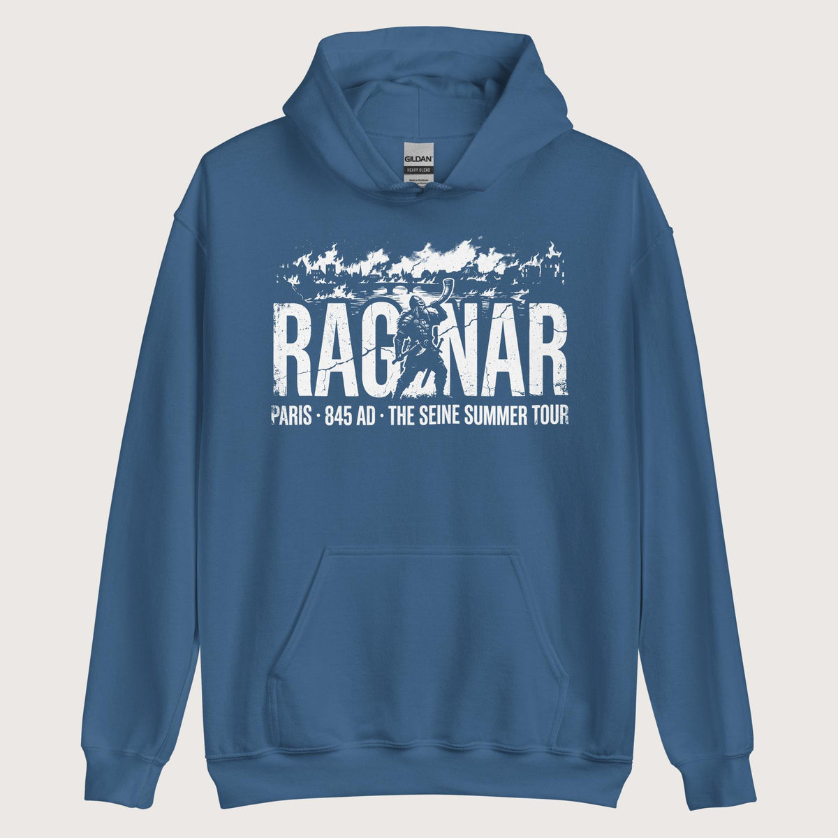 Indigo Blue Ragnar The Seine Summer Tour Hoodie - history buff gift by HistoHead