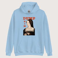 Light Blue Anne Boleyn Dump Him Hoodie - history buff gift by HistoHead