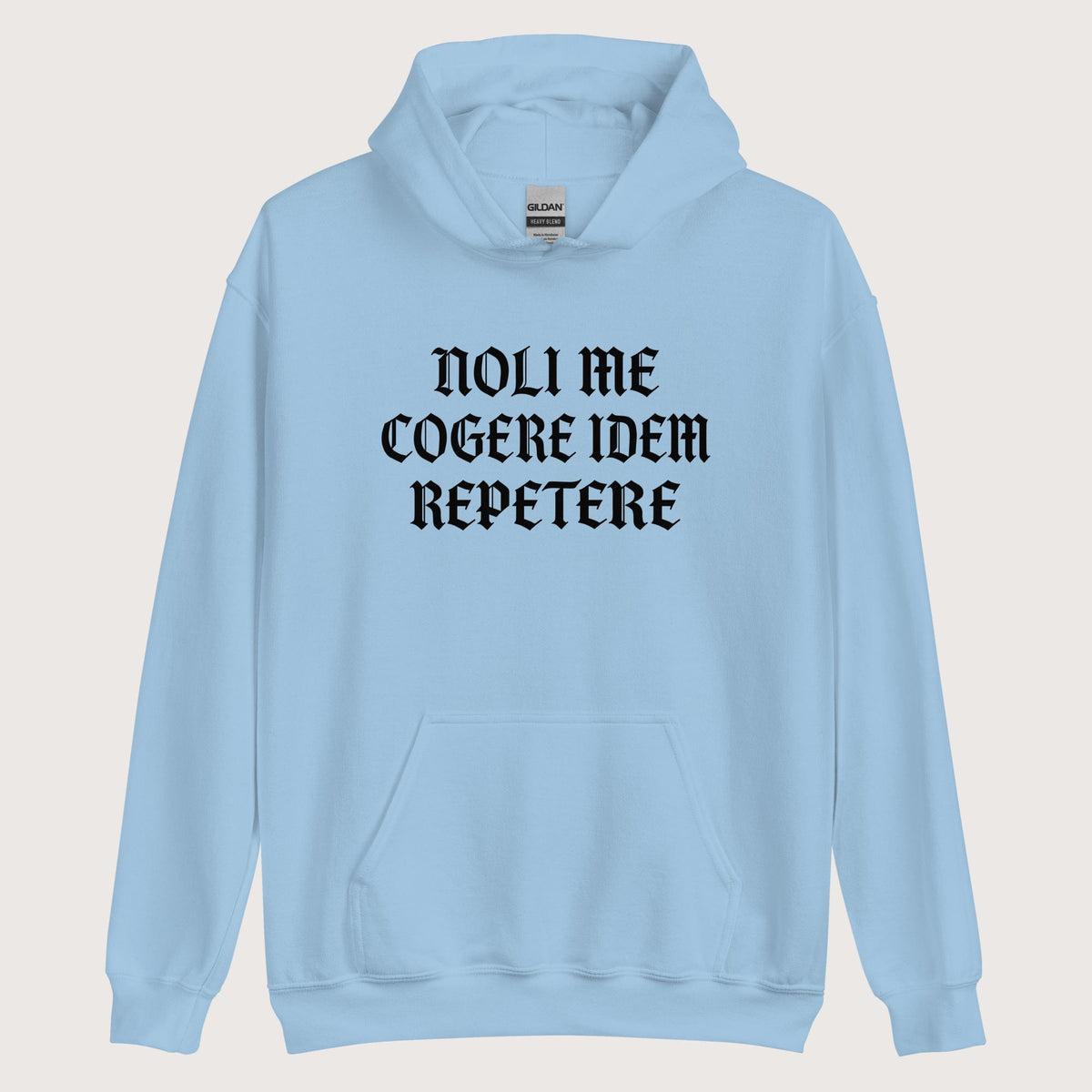 Light Blue Don't Make Me Repeat Myself Hoodie - history buff gift by HistoHead