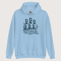 Light Blue Heavy Thinker Club Hoodie - history buff gift by HistoHead