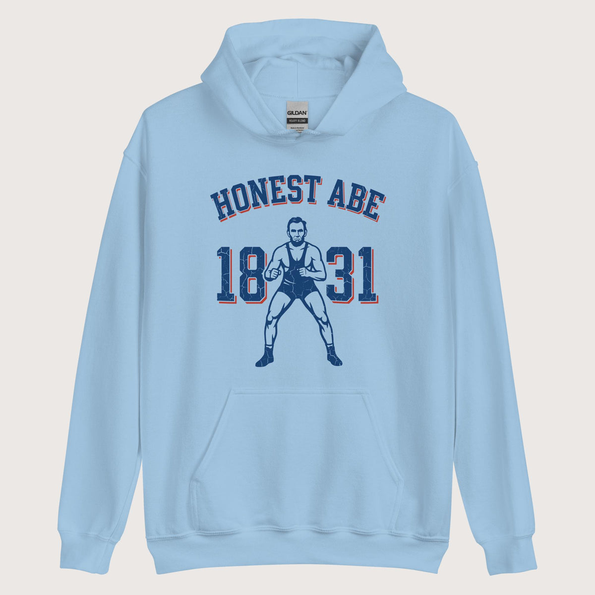 Light Blue Lincoln 1831 Hoodie - history buff gift by HistoHead