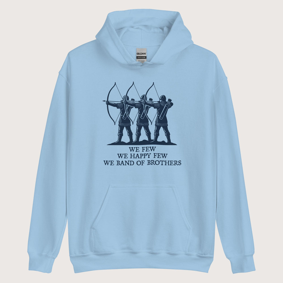 Light Blue Band of Brothers Hoodie - history buff gift by HistoHead