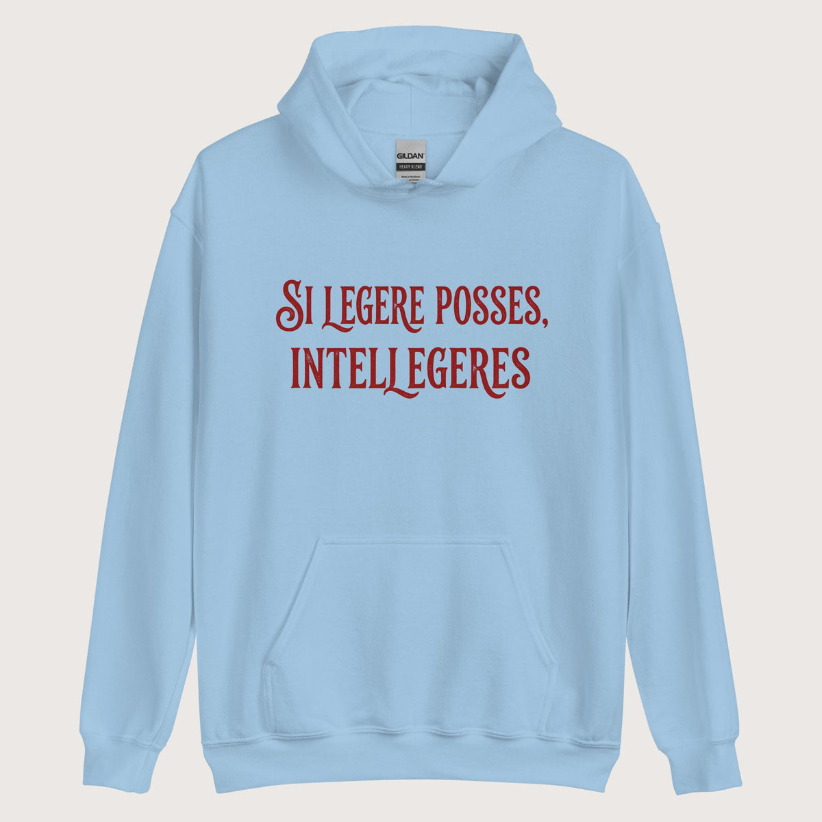 Light Blue If You Could Read It You Would Understand in Latin Hoodie - history buff gift by HistoHead