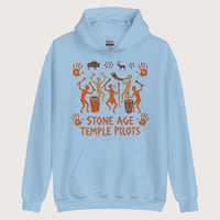Light Blue Stone Age Temple Pilots Hoodie - history buff gift by HistoHead