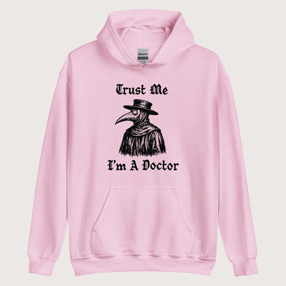 Light Pink Trust Me I'm A Doctor Hoodie - history buff gift by HistoHead
