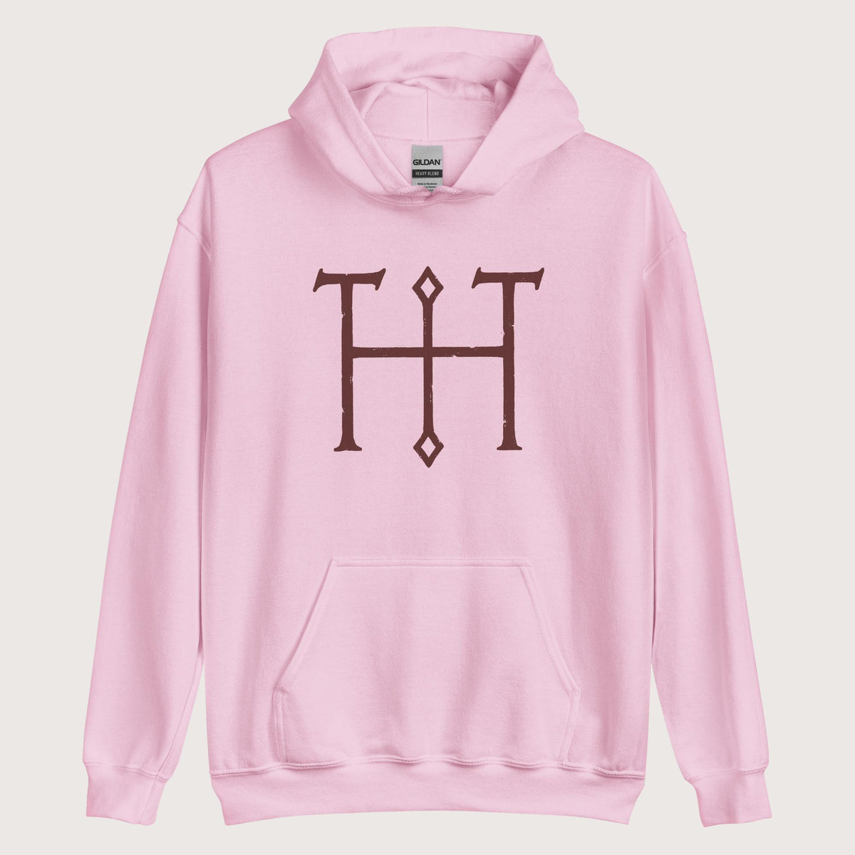 Light Pink Otto the Great Autograph Hoodie - history buff gift by HistoHead