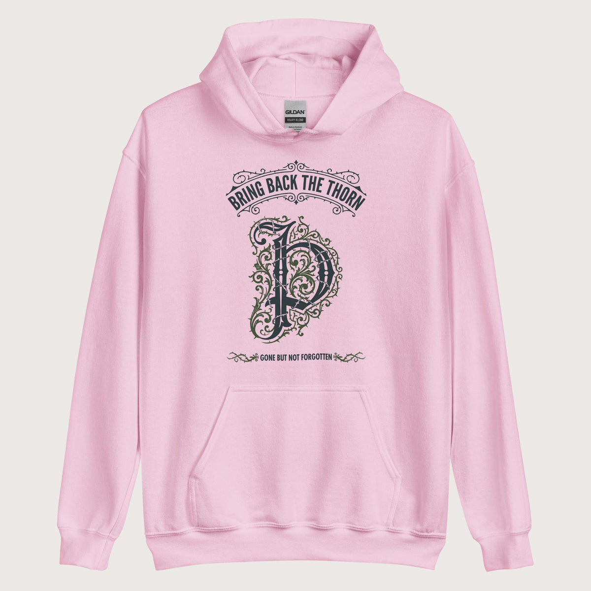 Light Pink Bring Back the Thorn Letter Hoodie - history buff gift by HistoHead