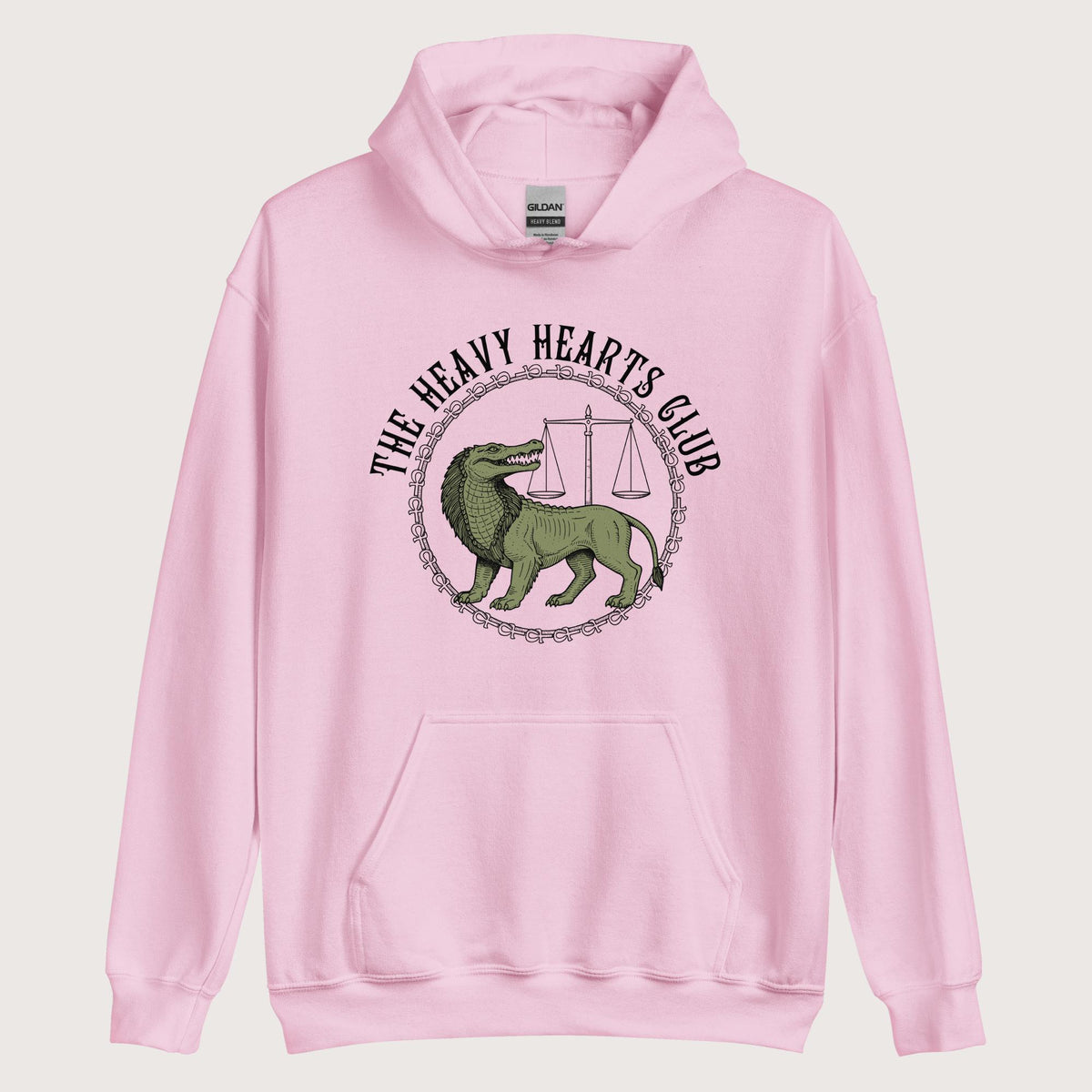 Light Pink The Heavy Hearts Club Hoodie - history buff gift by HistoHead