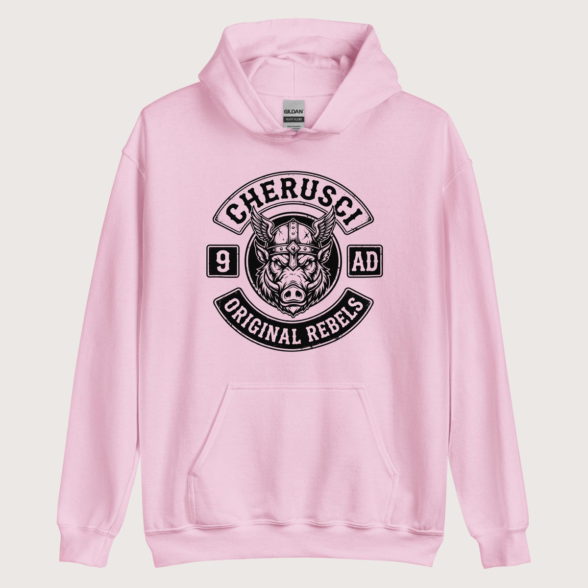 Light Pink Cherusci Original Rebels Hoodie - history buff gift by HistoHead