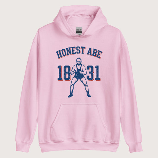 Light Pink Lincoln 1831 Hoodie - history buff gift by HistoHead