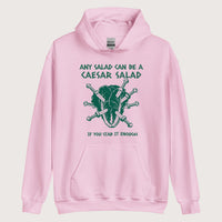 Light Pink Caesar Salad Hoodie - history buff gift by HistoHead
