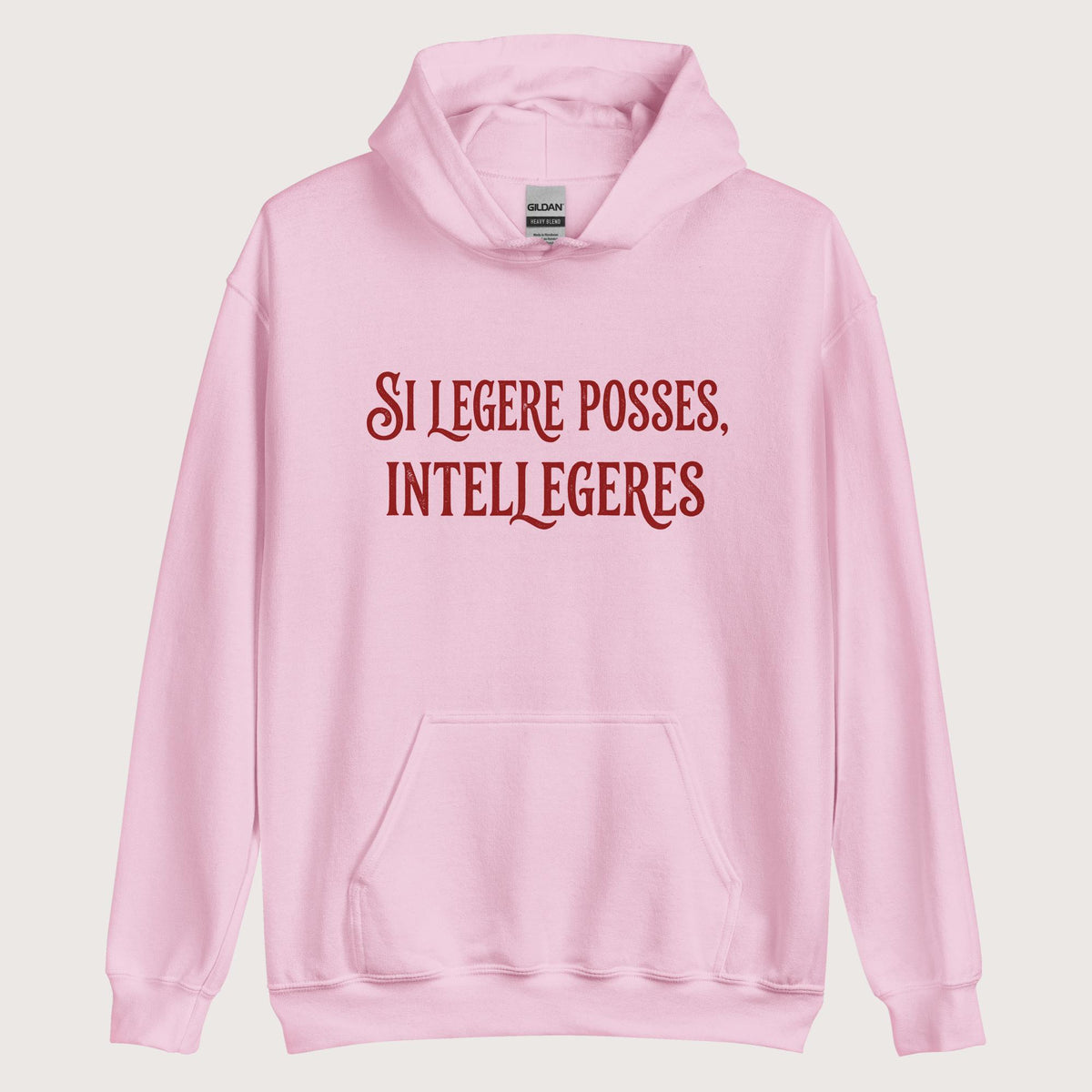 Light Pink If You Could Read It You Would Understand in Latin Hoodie - history buff gift by HistoHead