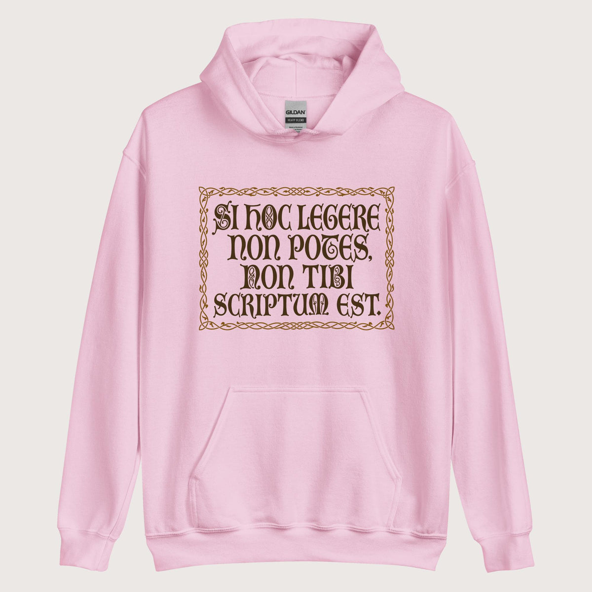 Light Pink If You Can't Read This It's Not Written For You Hoodie - history buff gift by HistoHead
