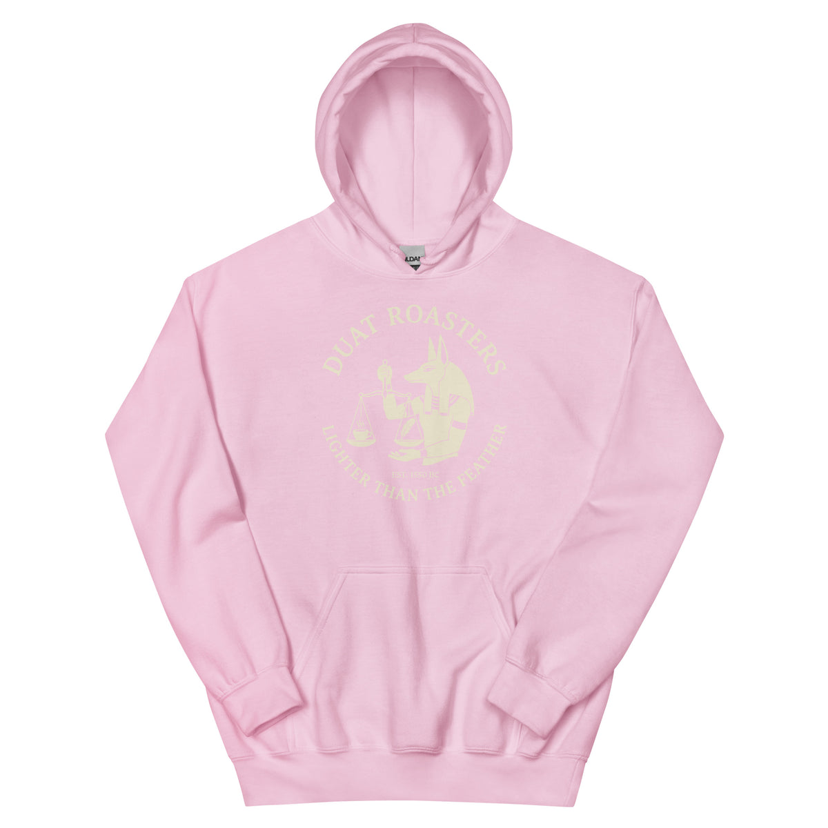 Light Pink Duat Roasters Hoodie - history buff gift by HistoHead