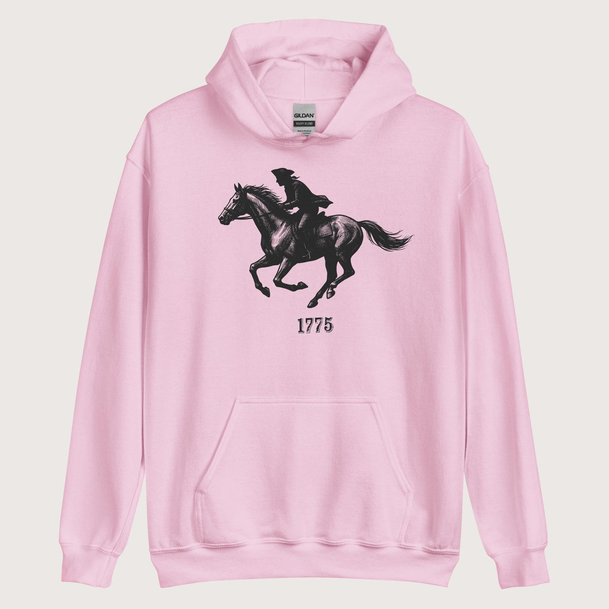Light Pink Paul Revere Hoodie - history buff gift by HistoHead