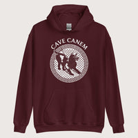 Maroon Cave Canem Hoodie - history buff gift by HistoHead