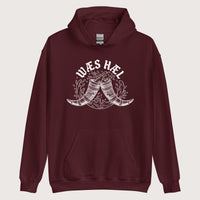 Maroon Wæs Hæl Hoodie - history buff gift by HistoHead