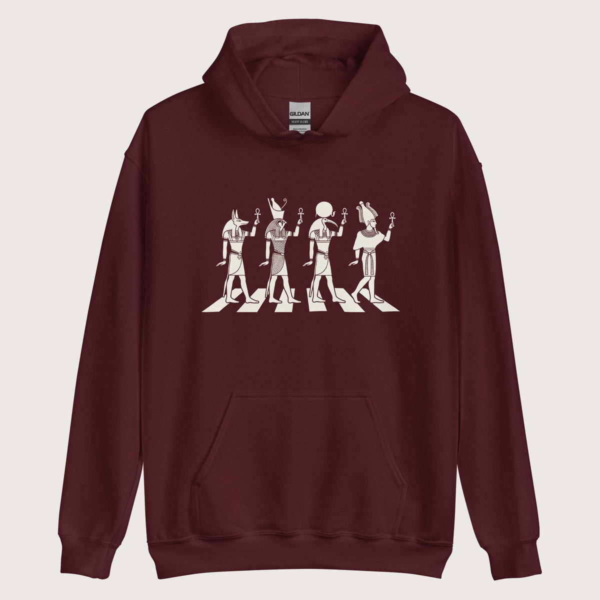 Maroon Nile Road Hoodie - history buff gift by HistoHead