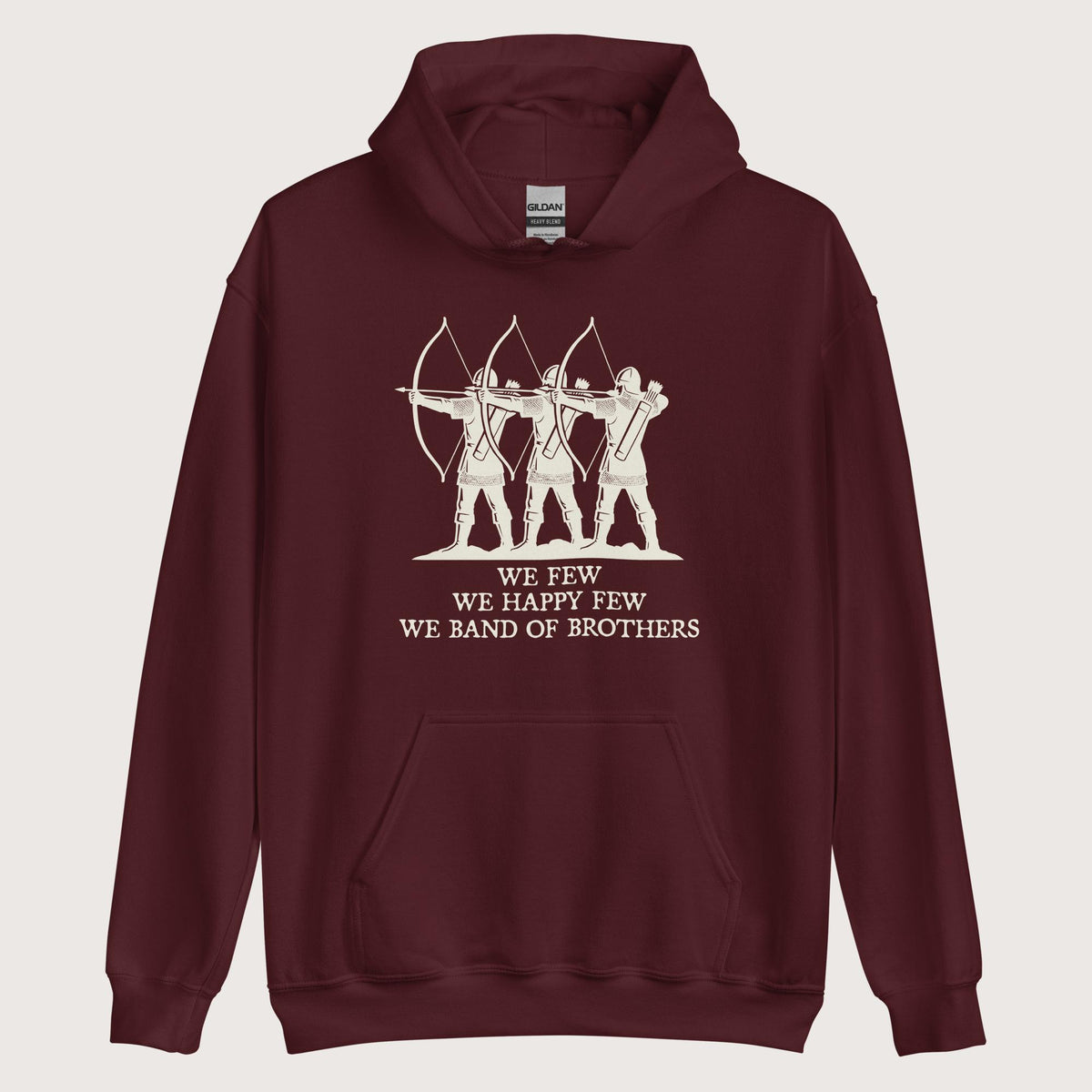 Maroon Band of Brothers Hoodie - history buff gift by HistoHead