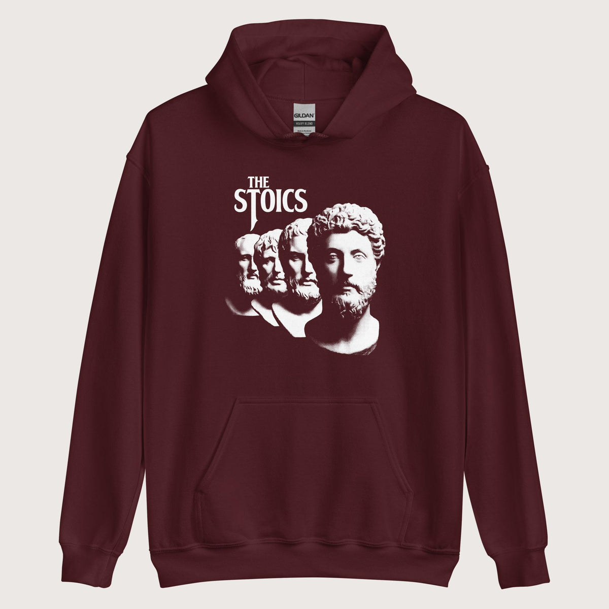 Maroon The Stoics Band Hoodie - history buff gift by HistoHead