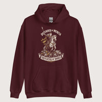 Maroon Æthelflæd Defender of Mercia Hoodie - history buff gift by HistoHead