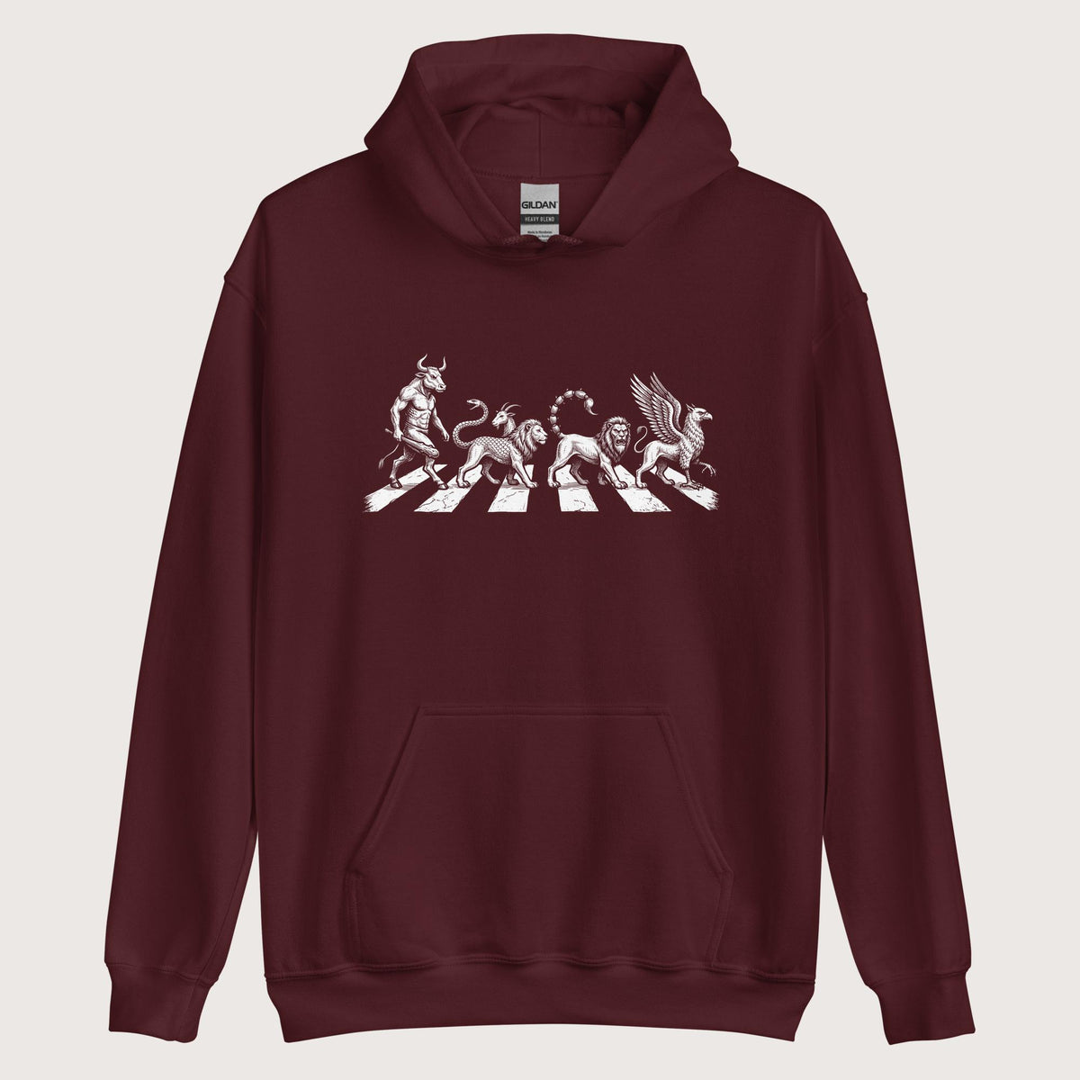 Maroon Beast Road Hoodie - history buff gift by HistoHead