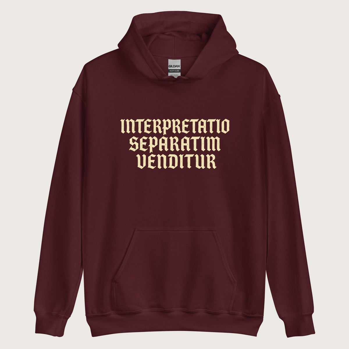 Maroon Translation Sold Separately in Latin Hoodie - history buff gift by HistoHead