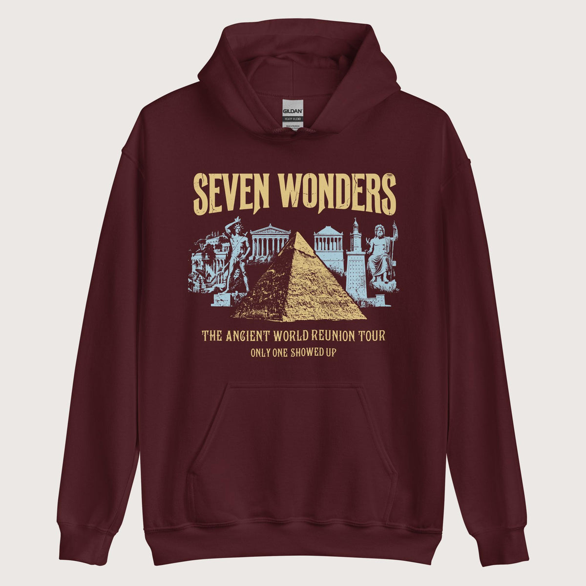 Maroon Seven Wonders Reunion Tour Hoodie - history buff gift by HistoHead