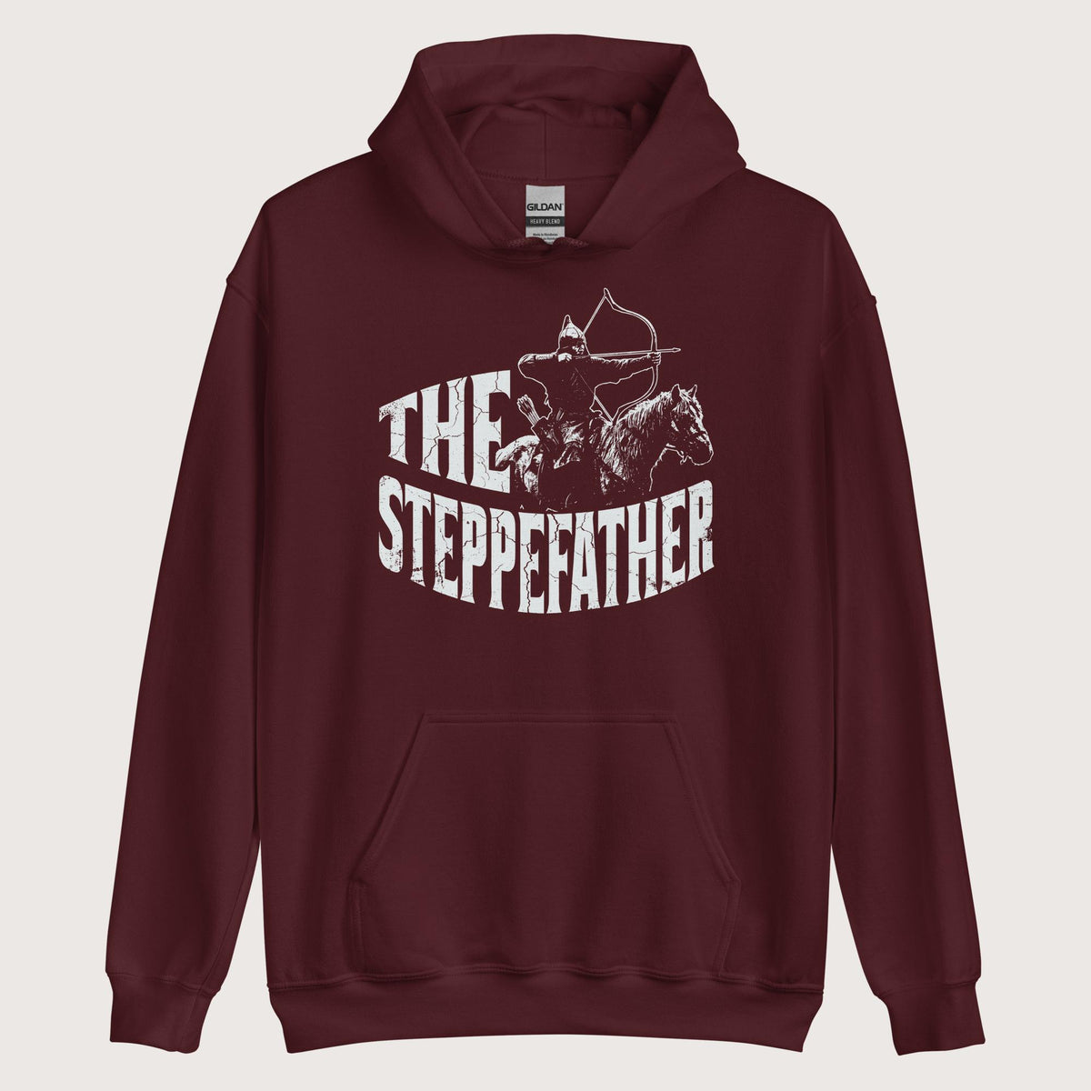 Maroon The Steppefather Hoodie - history buff gift by HistoHead
