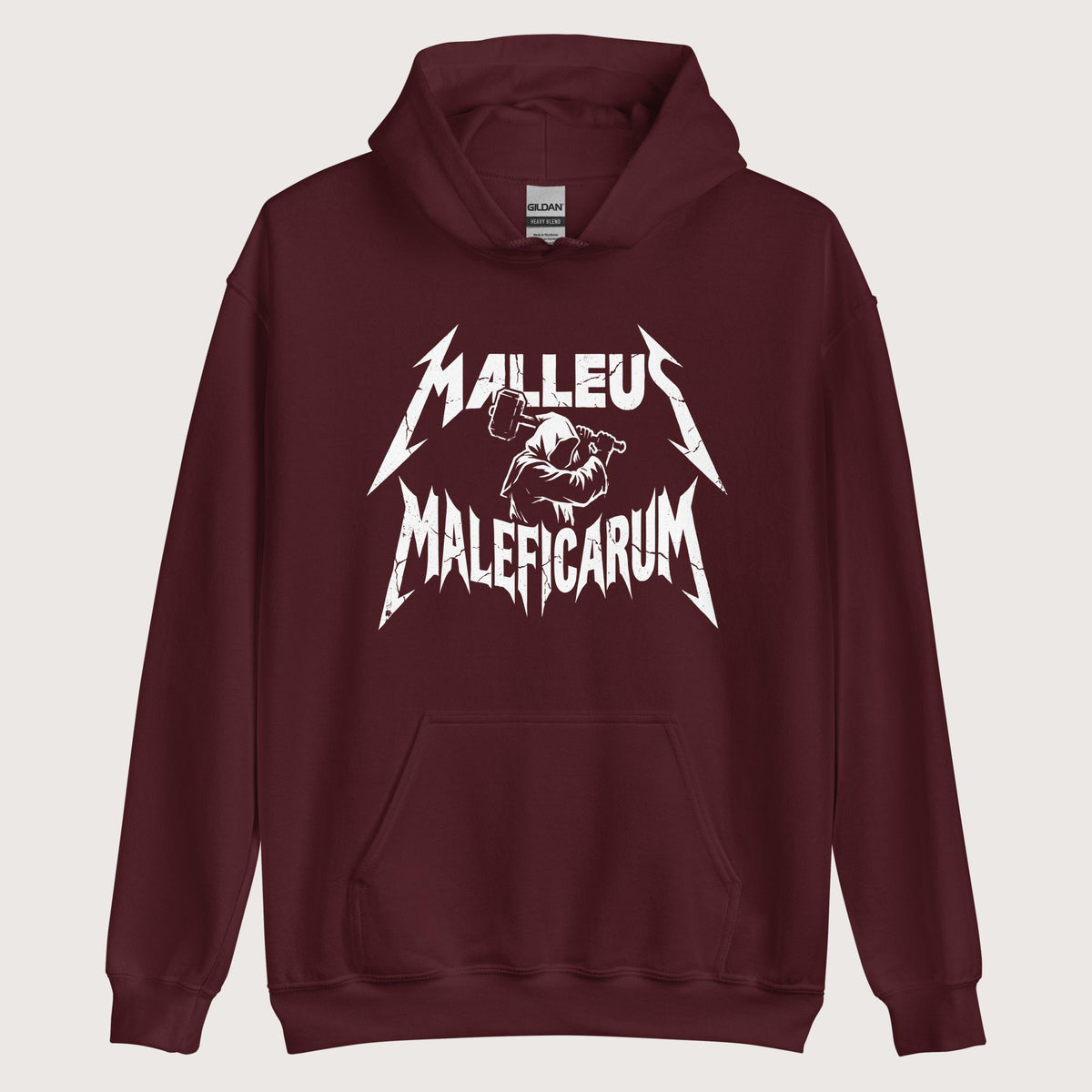 Maroon Malleus Maleficarum Hoodie - history buff gift by HistoHead