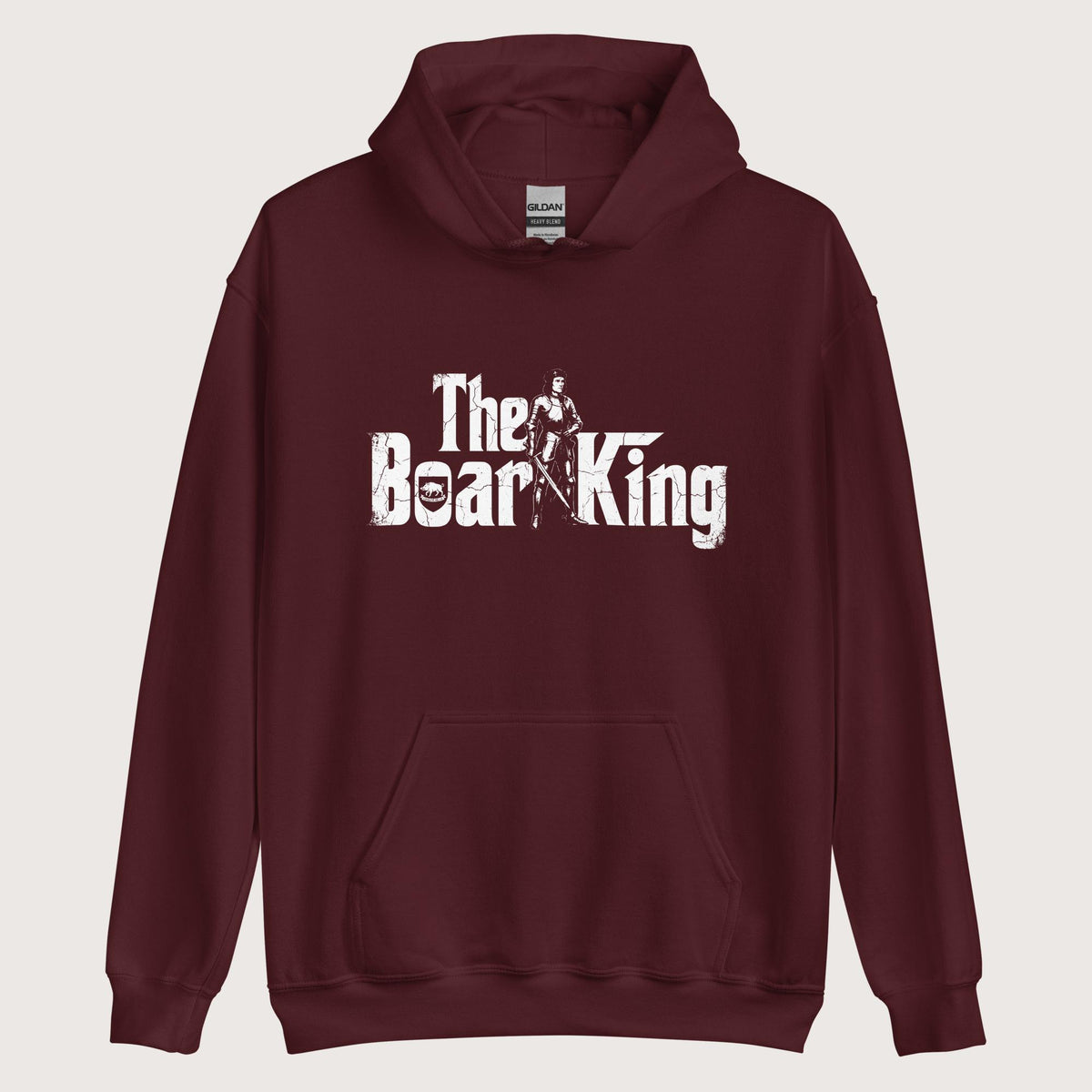 Maroon Richard III The Boar King Hoodie - history buff gift by HistoHead