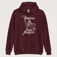 Maroon Æthelstan Territory Hoodie - history buff gift by HistoHead