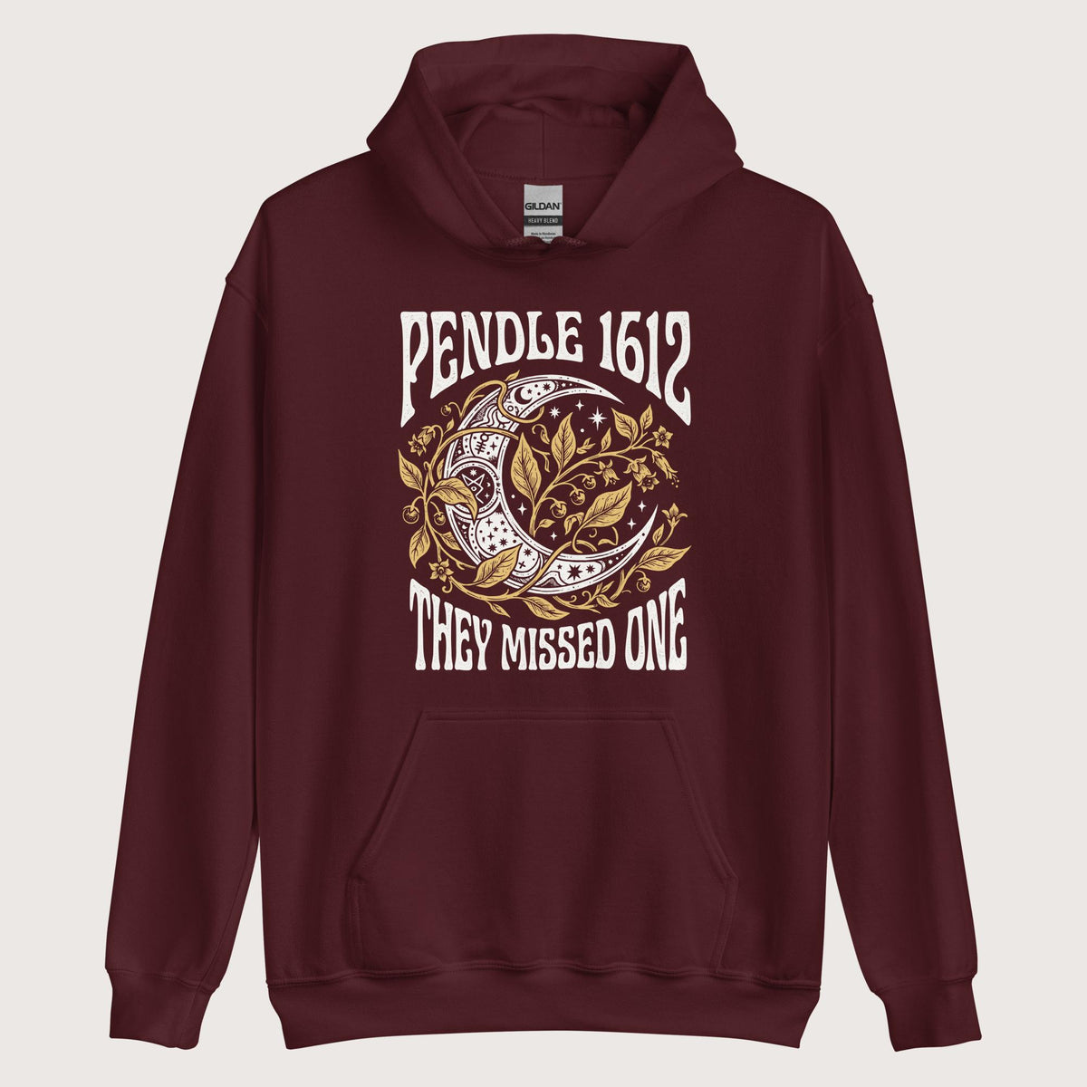 Maroon Pendle Witch Trials They Missed One Hoodie - history buff gift by HistoHead